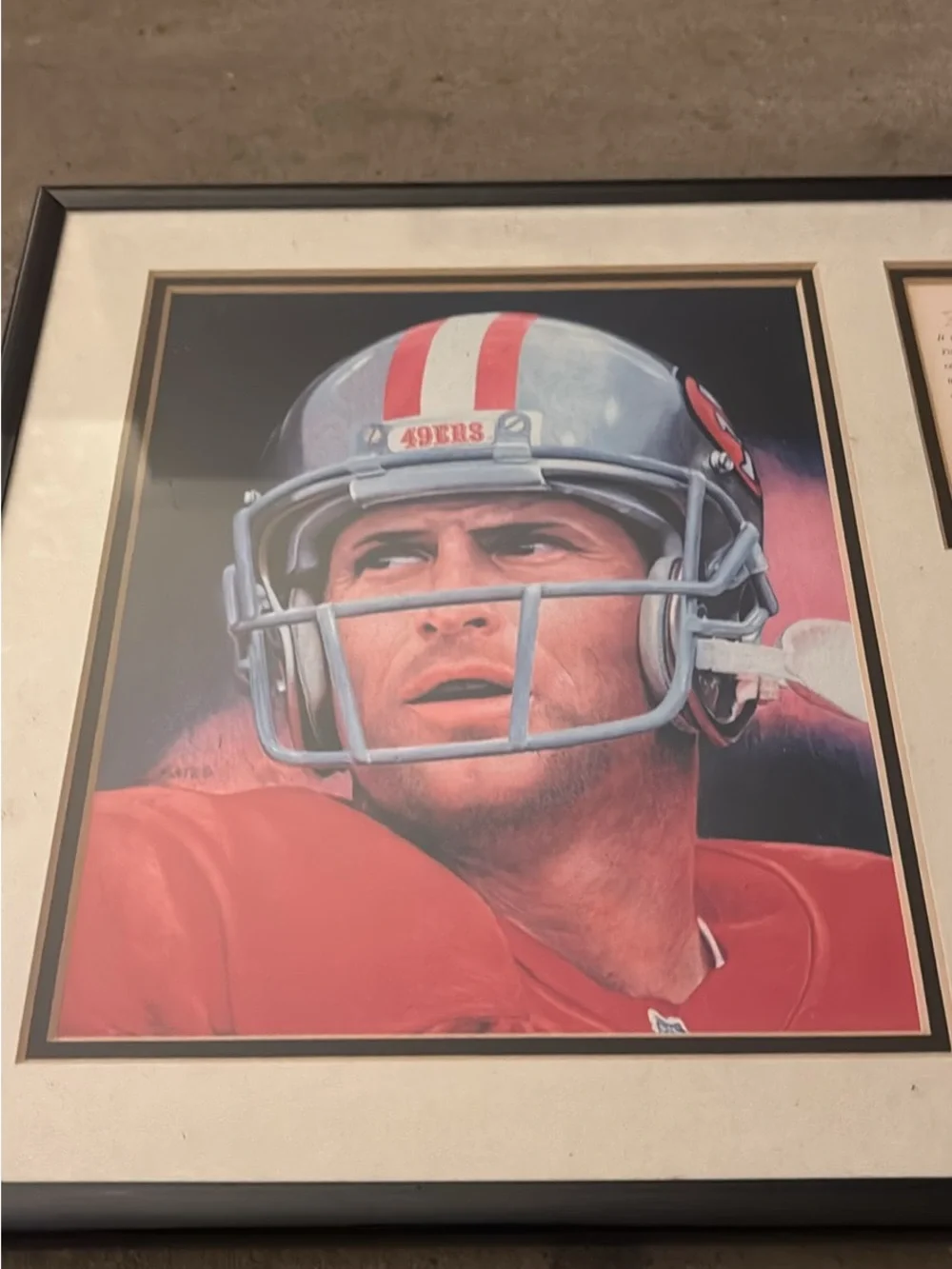 Steve Young San Francisco 49ers Limited Edition Framed Memorabilia #8693